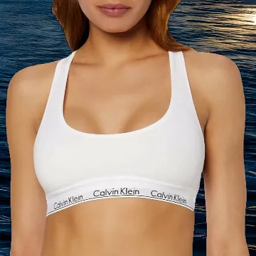 Calvin Klein Damen Bralette – Stilvoller Komfort in Weiß