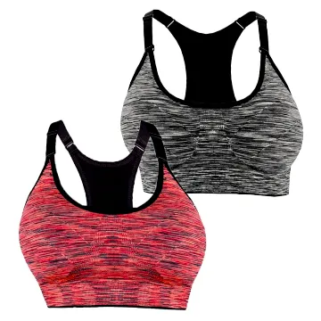 Libella Sport-BH Bustier Bralette 2er Pack Dunkelgrau & Orange